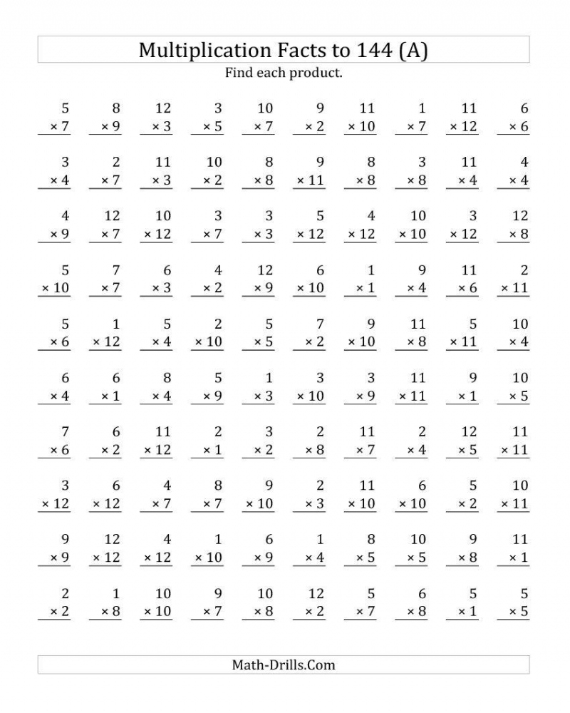 Math Worksheets For 4Th Grade Free Addition Printable L Math