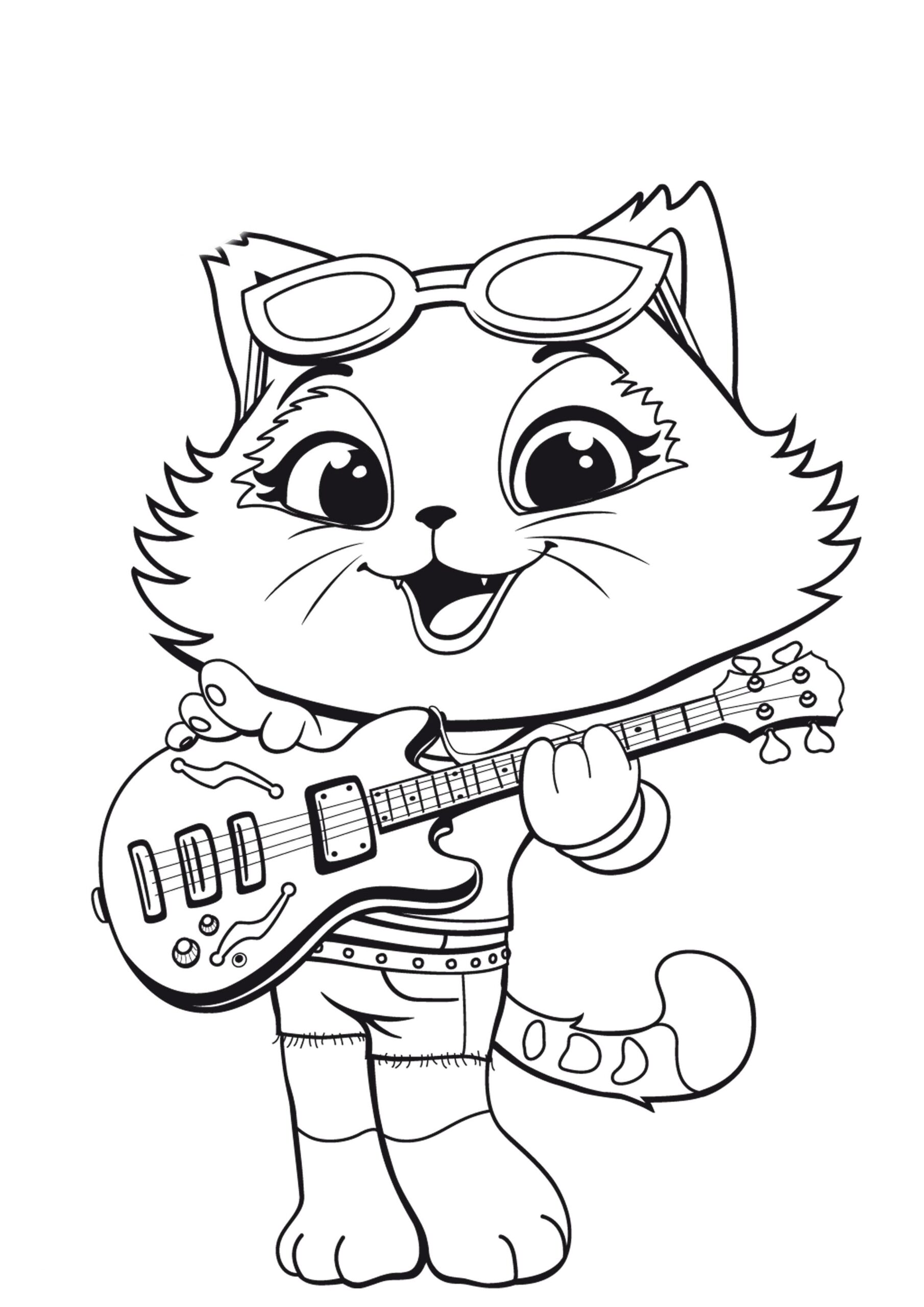 Mindfulness For Coloring Cats Coloring Pages