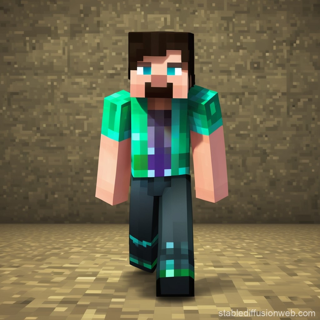 Minecraft Character Skin Stable Diffusion Online