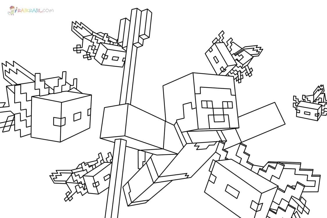 Minecraft Coloring Page Coloring Home