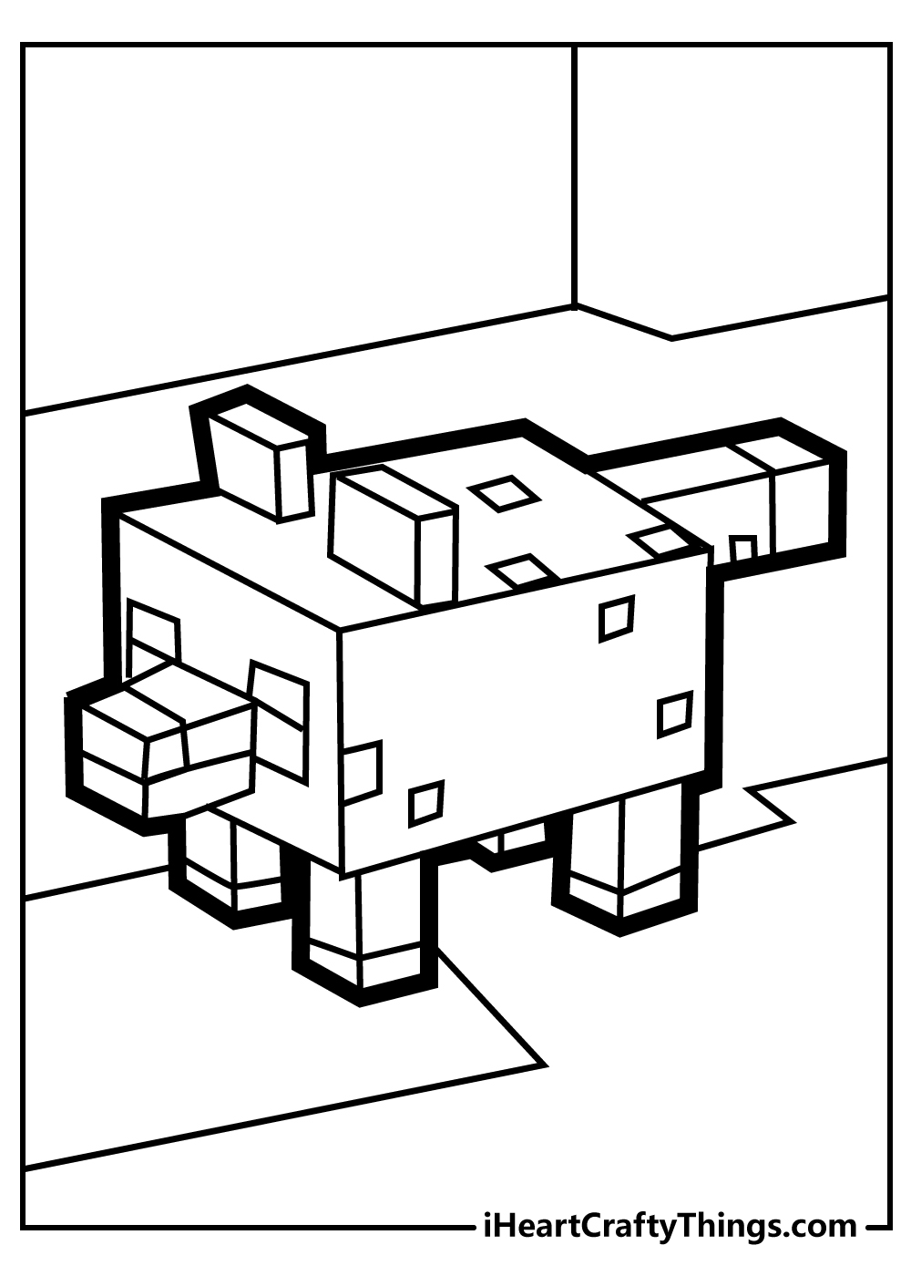 Minecraft Coloring Pages Cute Coloring Pages For Kids Minecraft 