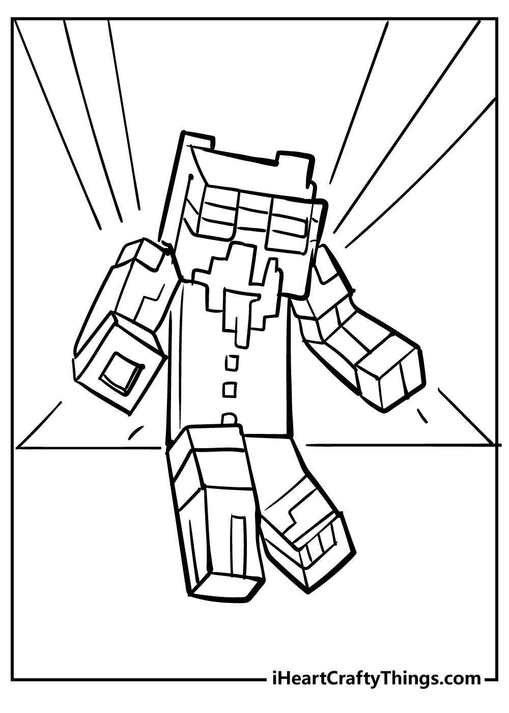 Minecraft Colouring Pages Free Infoupdate