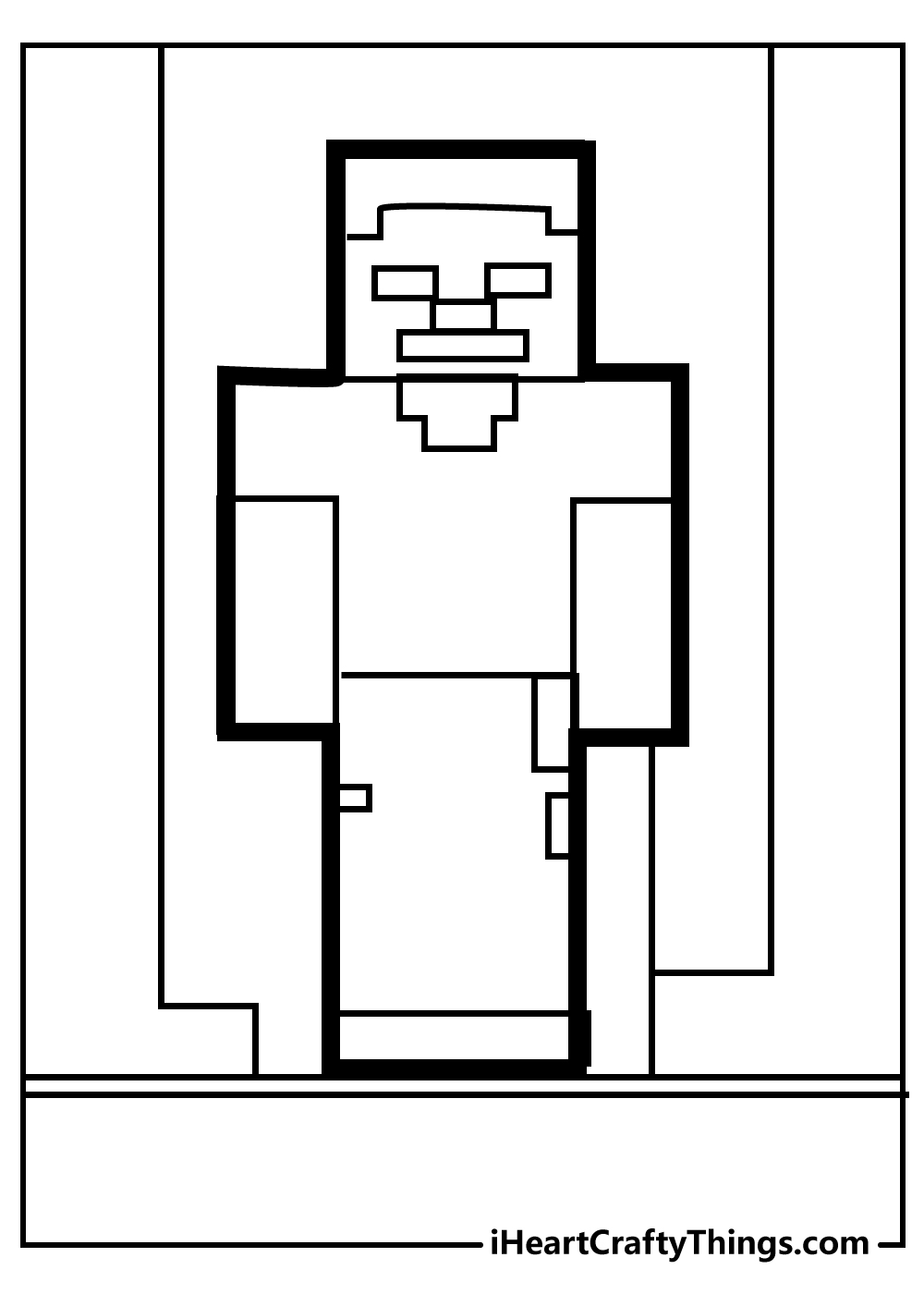 Minecraft colouring free