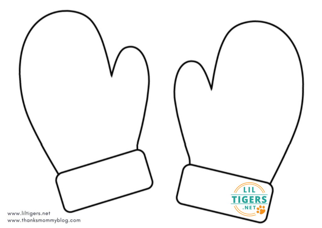 free mitten template pdf