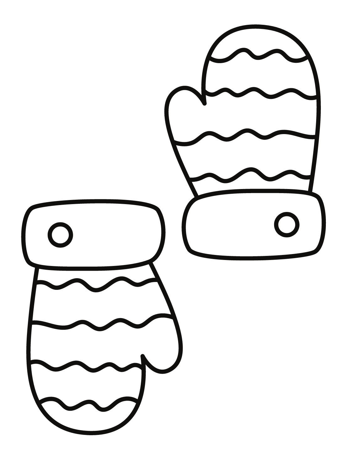printable images of mittens
