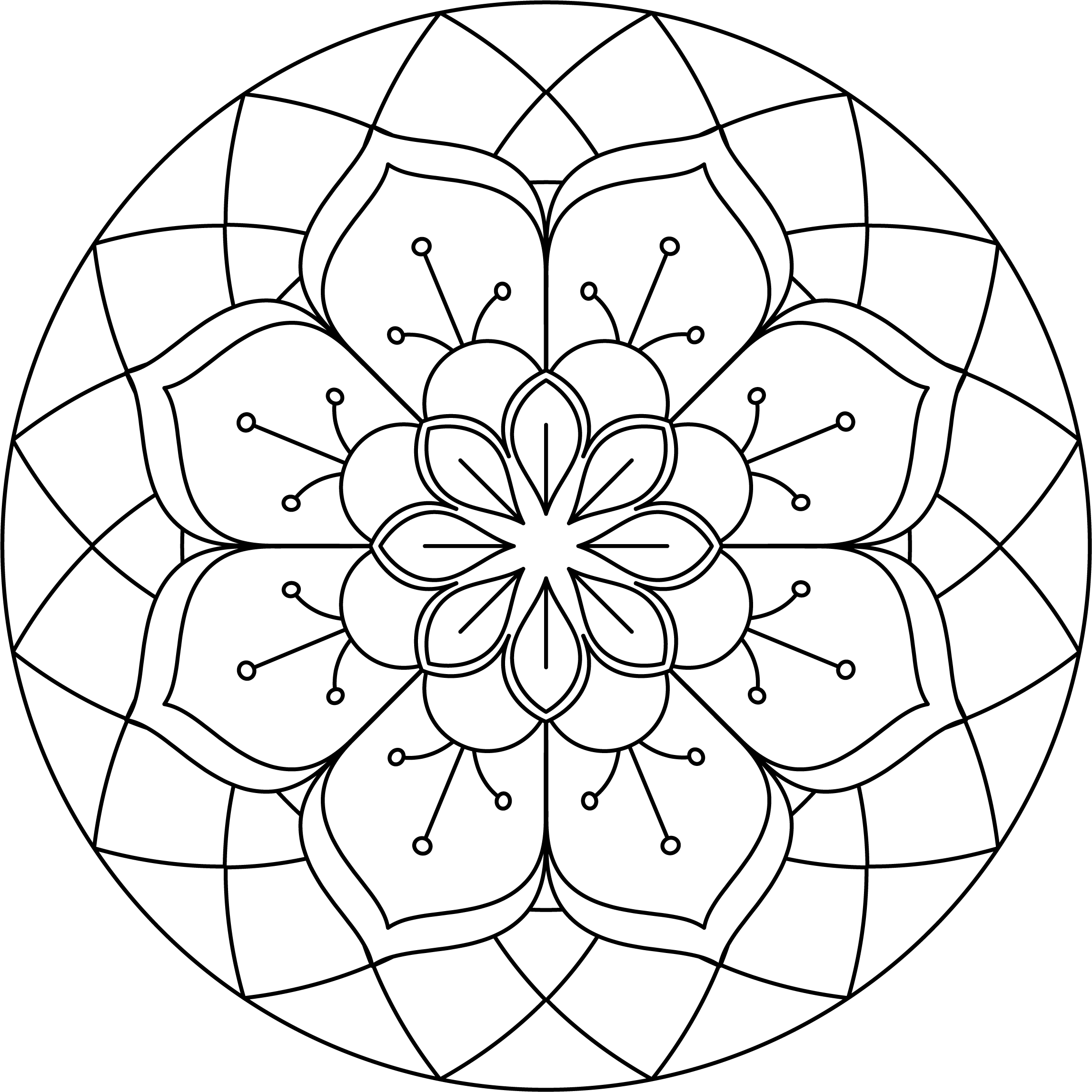 Monday Mandala Coloring Pages Coloring Pages