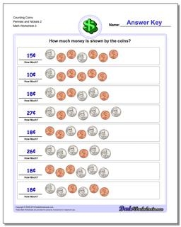 Money Counting Coins Worksheets Library