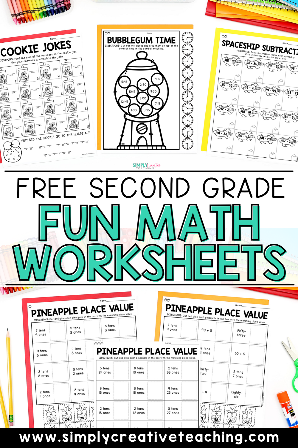 Must Have 2nd Grade Fun Math Worksheets Worksheets Library