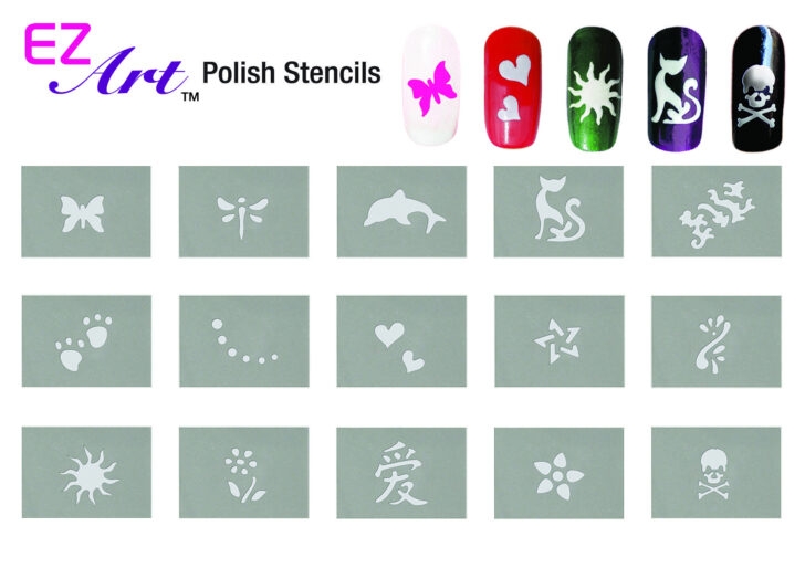 Nail Art Stencils Printable Nail Art Ideas Rossy Printable