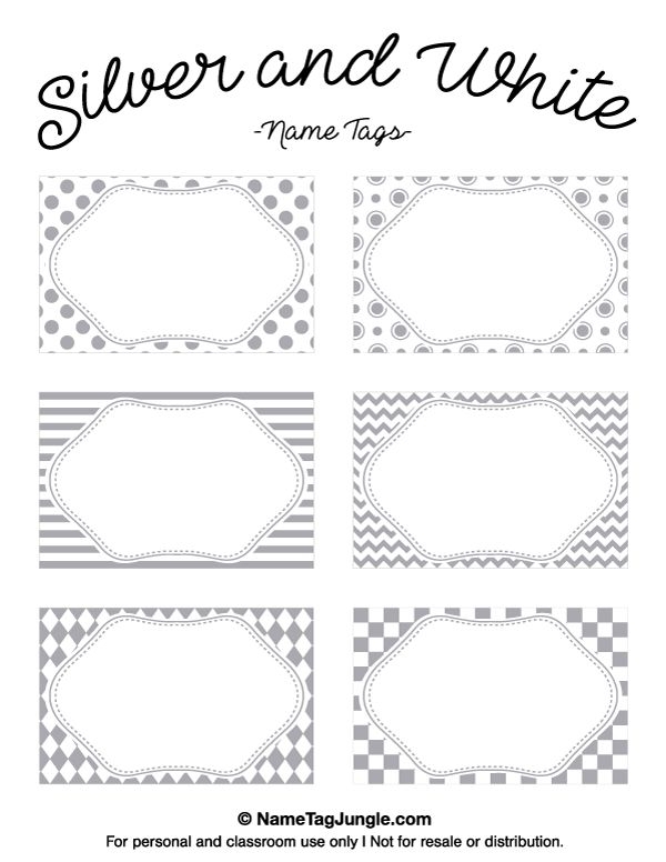 name tag printable template