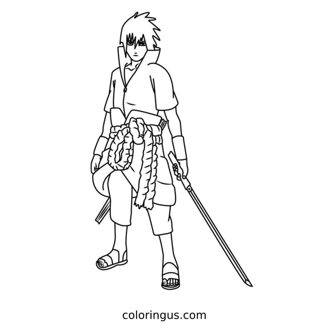 Naruto Coloring Pages Free Printable PDF Sheets 