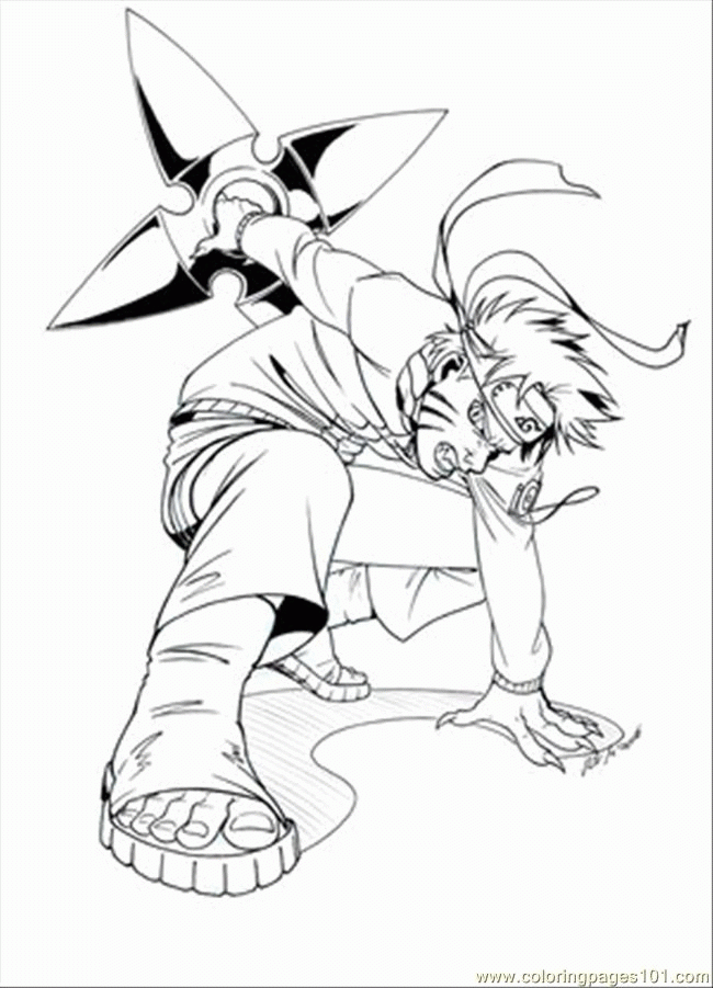 Naruto coloring pages pdf