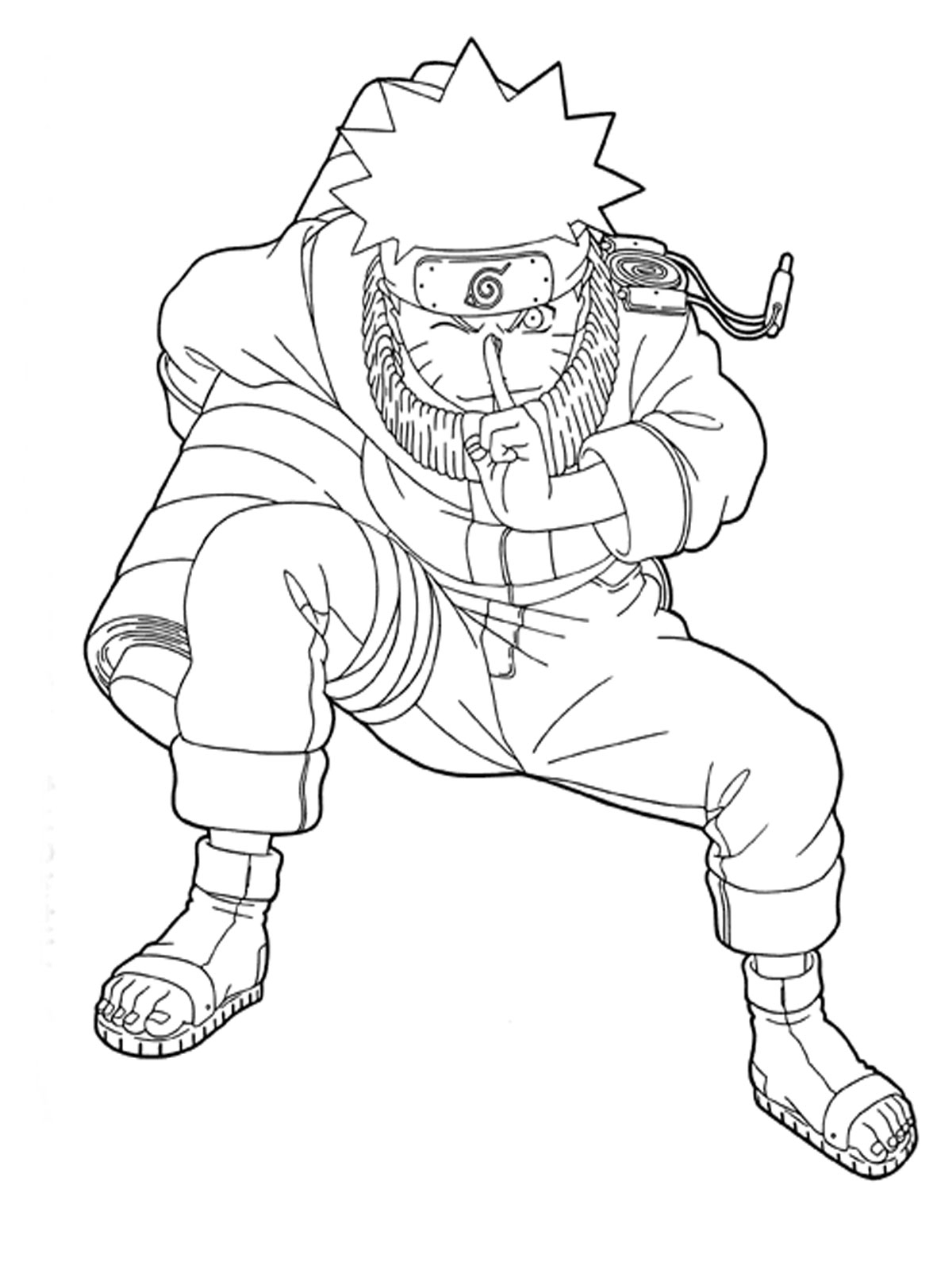 Naruto Coloring Pages Printable Realistic Coloring Pages