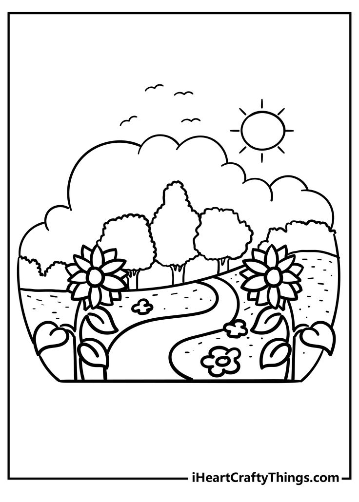 Nature Coloring Pages Coloring Pages Nature Coloring Pages Nature 