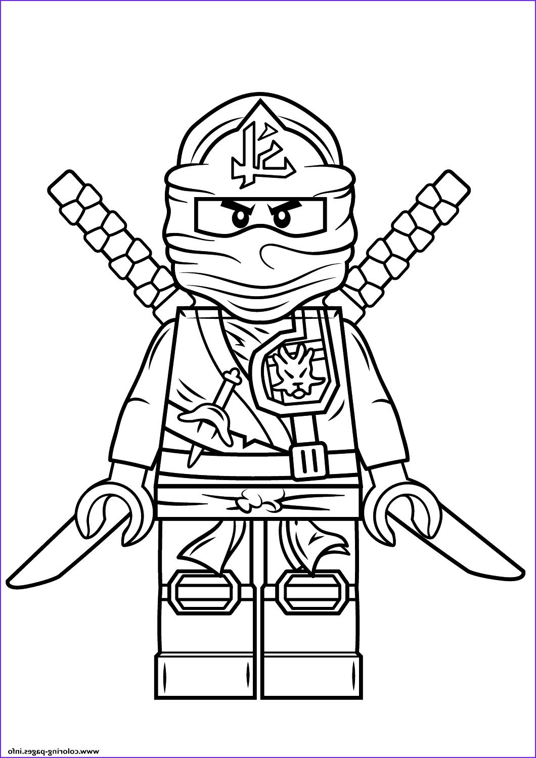 Ninja Kidz Coloring Pages Coloring Home