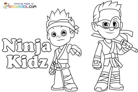 Ninja Kidz Tv Coloring Pages In 2024 Coloring Pages Cute Coloring