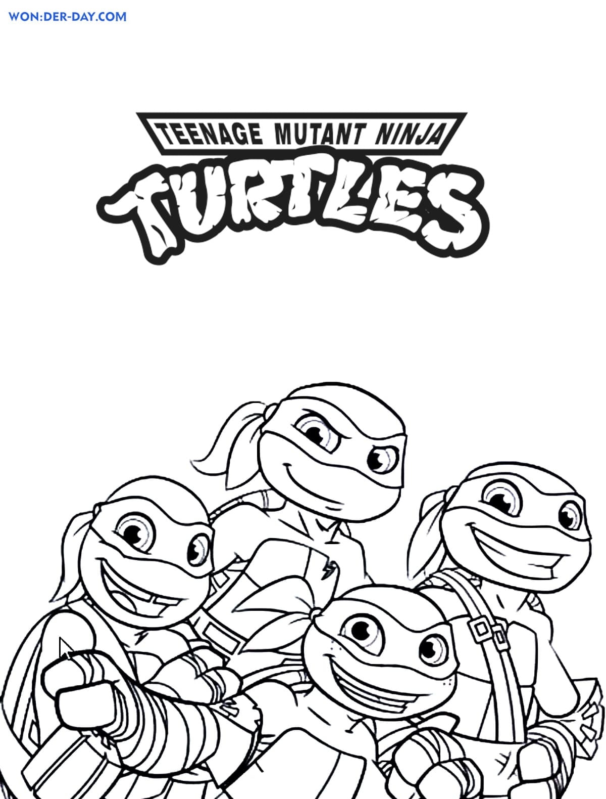 Ninja Turtle Coloring Pictures Printable Free Printable Templates