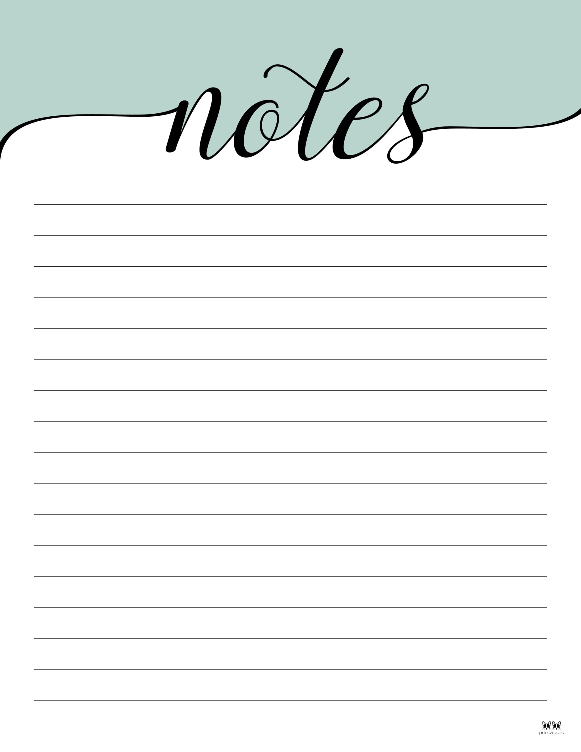 free printable templates for recipes