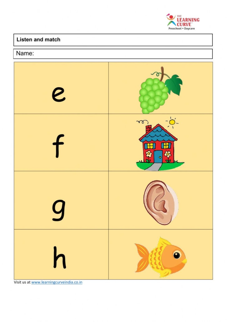 Nursery English Worksheet Final Worksheet Language Worksheets