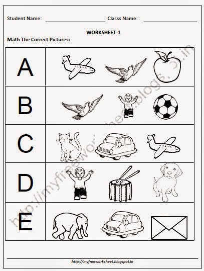 Nursery Worksheets Free Download Language Worksheets