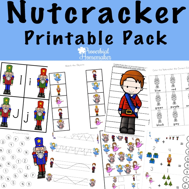 Nutcracker Printable Pack a Proverbial Homemaker