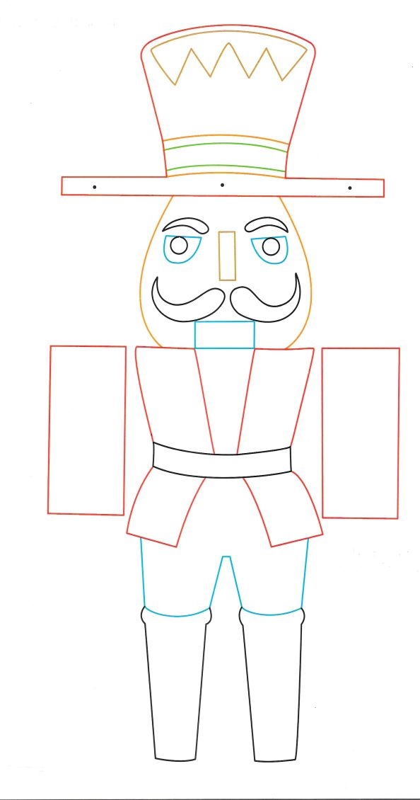 Nutcracker Template Nutcracker Image Nutcracker Crafts Nutcracker 