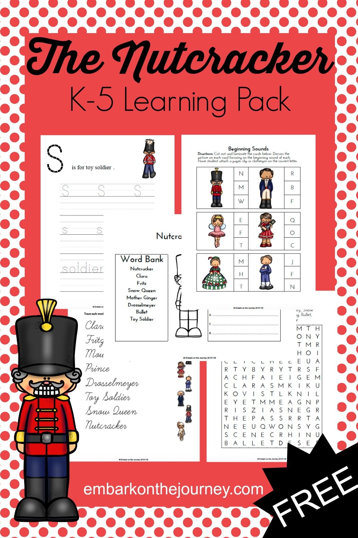 Nutcracker Worksheets Printable Peggy Worksheets