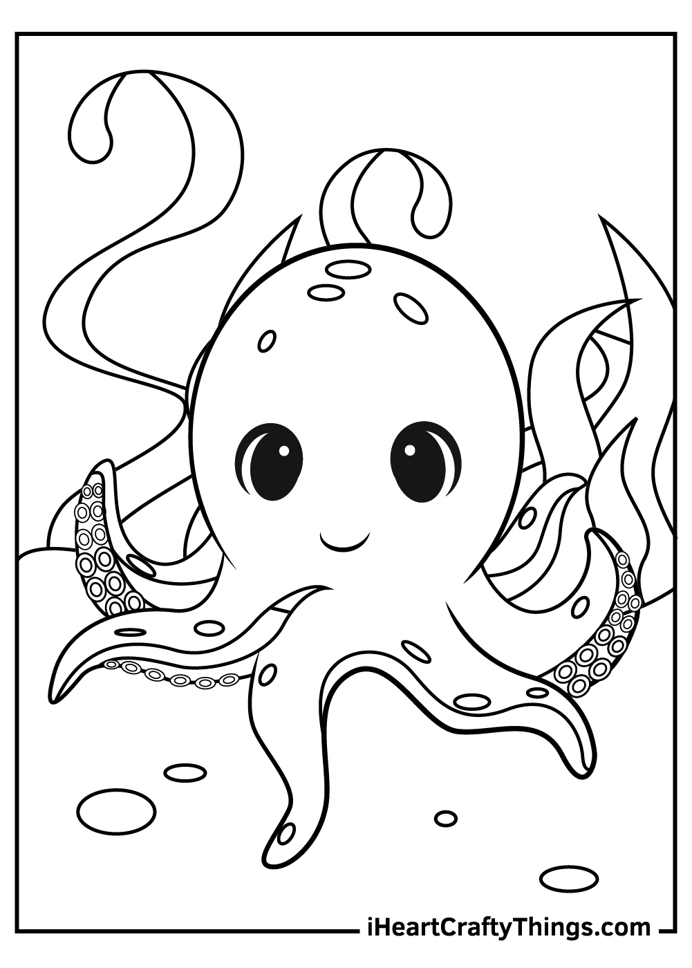 Octopus Coloring Sheet Printable