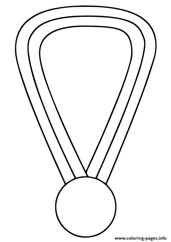 Olympic Medal Template Printable