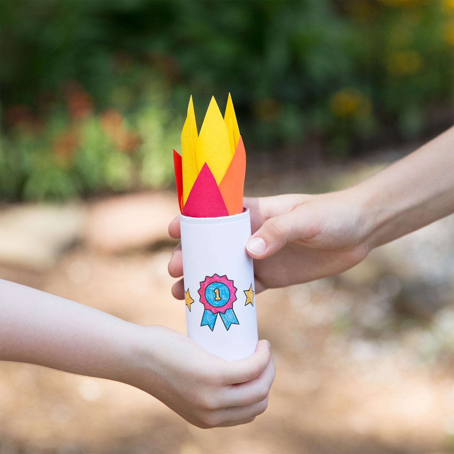 printable olympic torch crafts