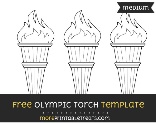 olympic torch template