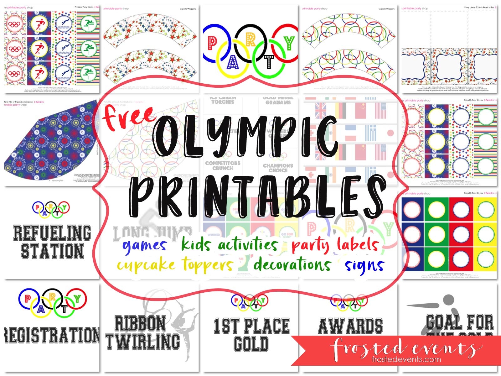 Olympics For Kids Olympic Games And Free Party Printables Frosted Moms