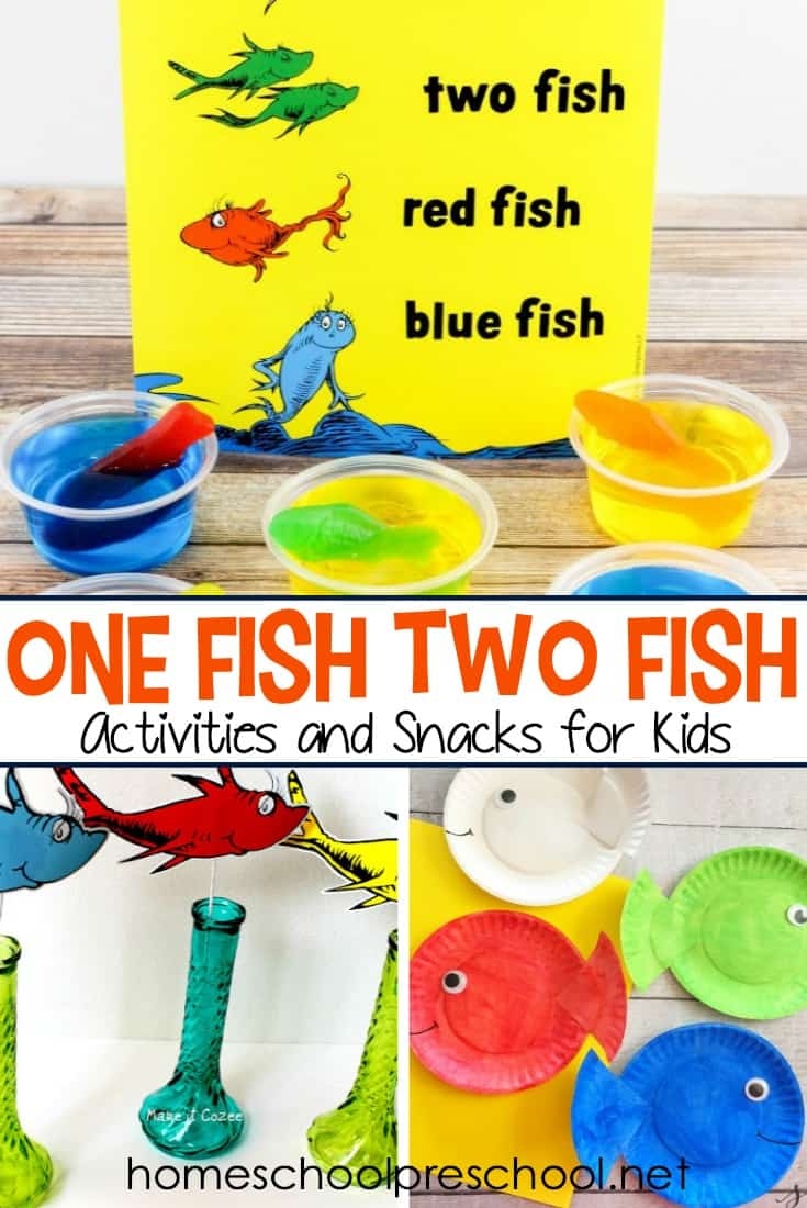 One Fish Two Fish Activities And Snacks For Preschoolers