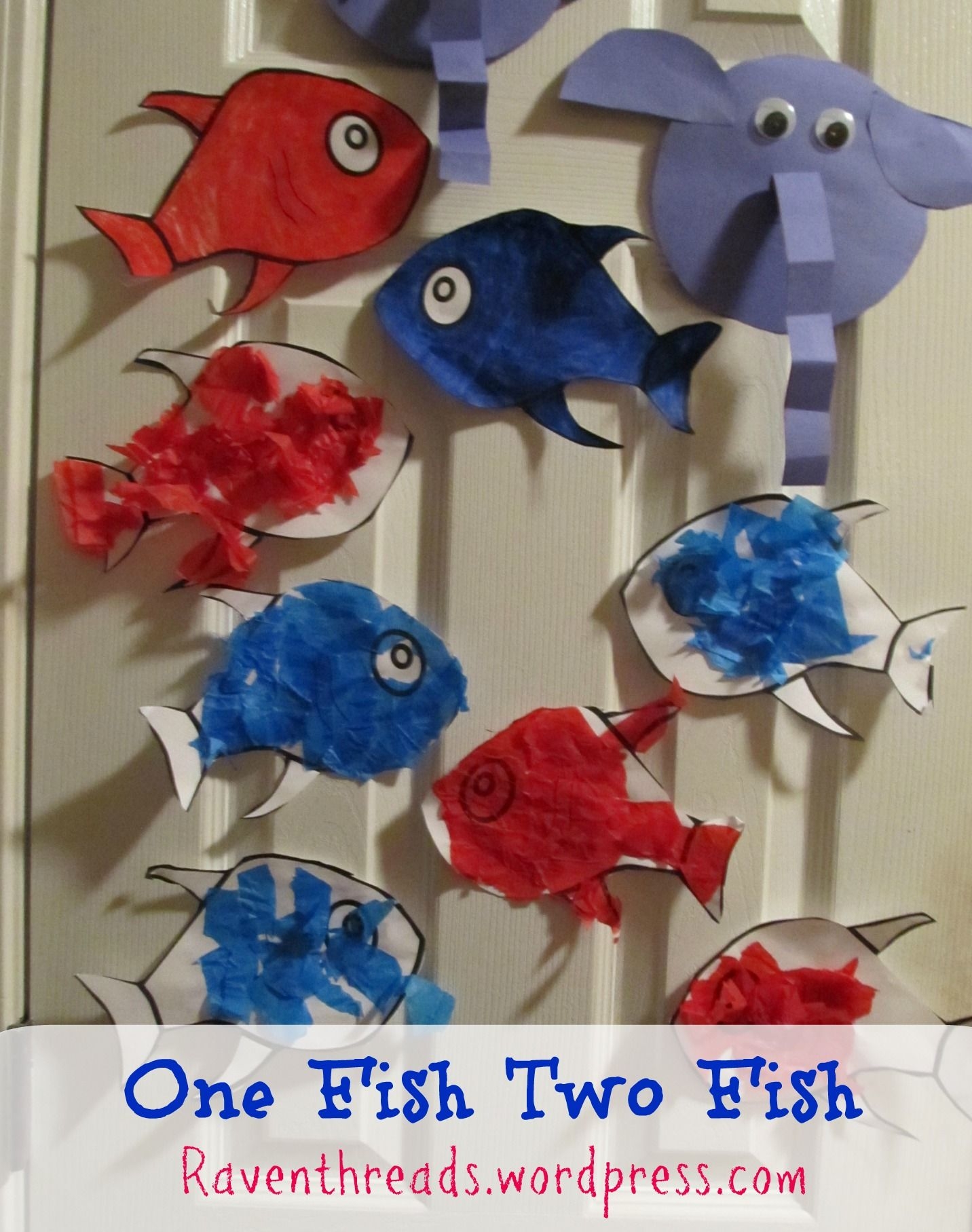 One Fish Two Fish Red Fish Blue Fish Template