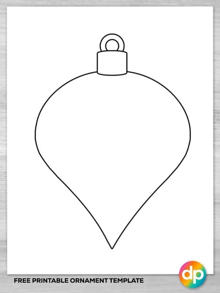 Ornament Template Printable Fillable Form 2023