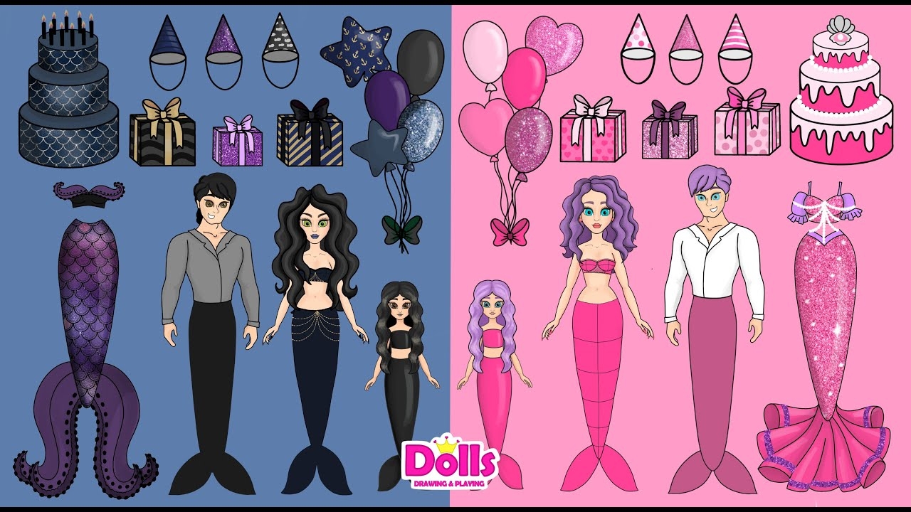 Paper Doll Printable Family Free