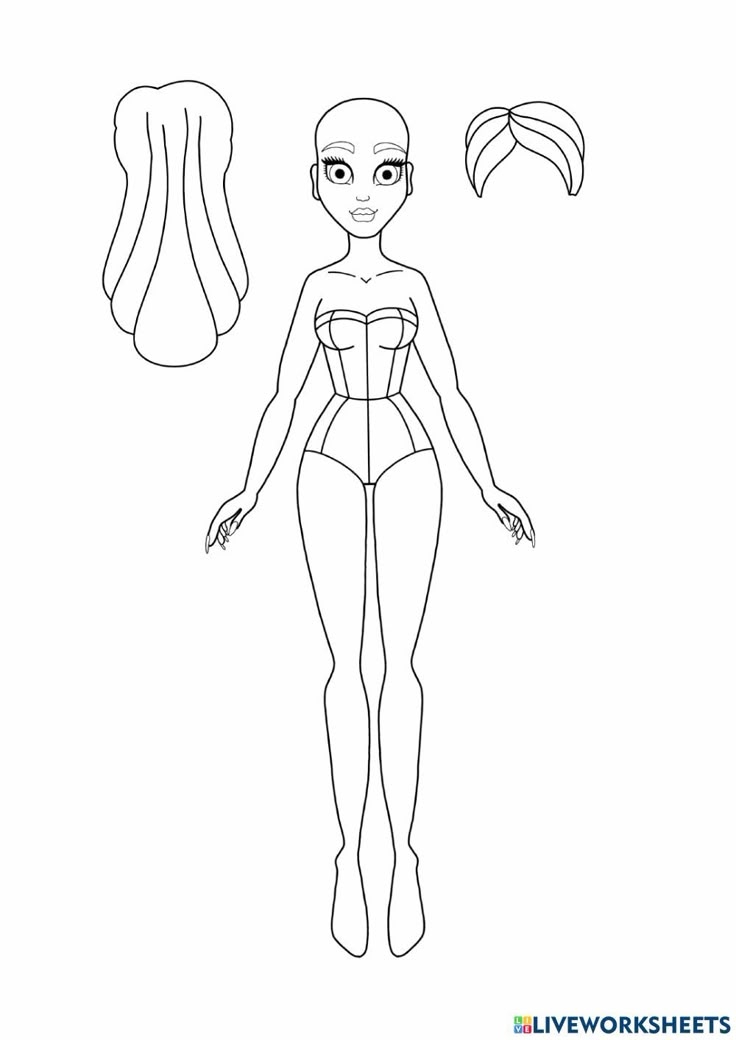 Paper Dolls Online Activity For 3 You Can Do The Exercises Online Or