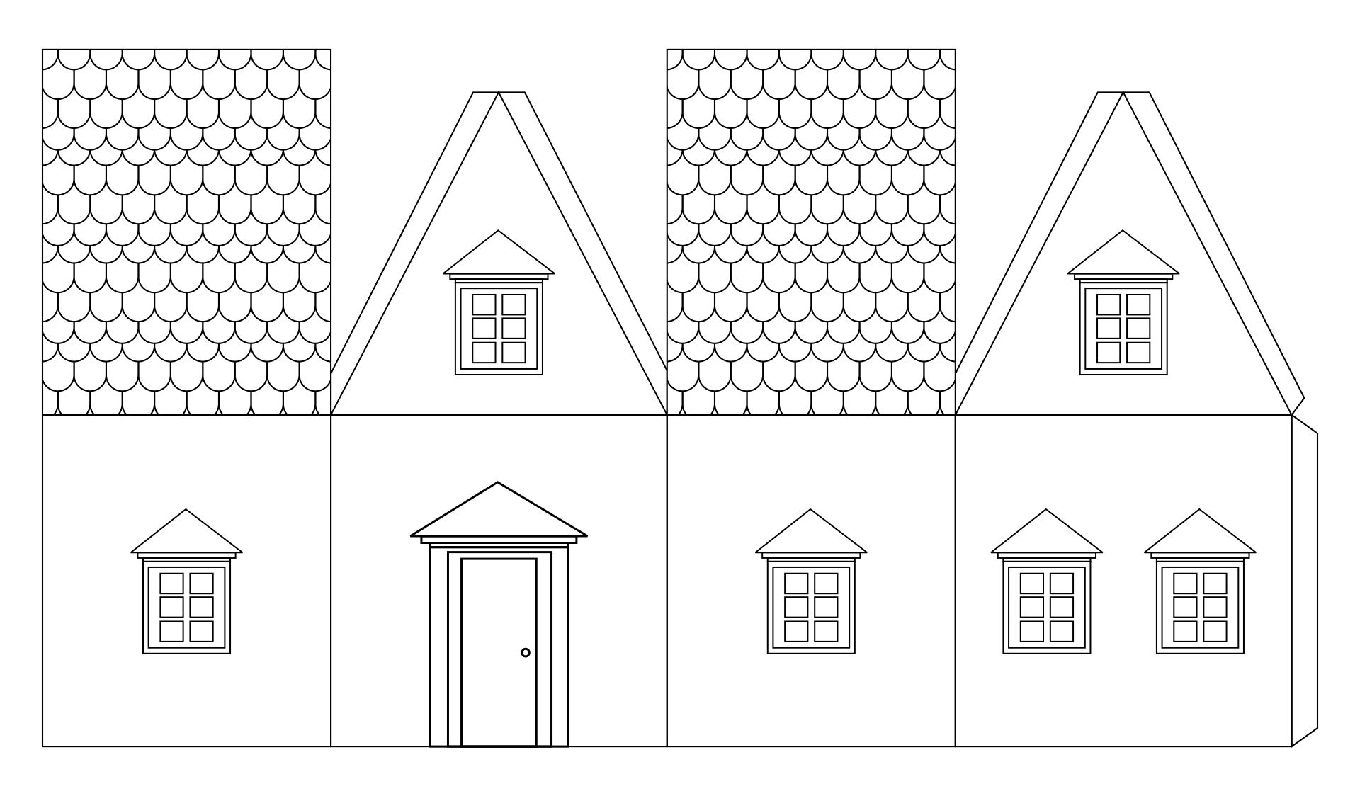 printable house template pdf