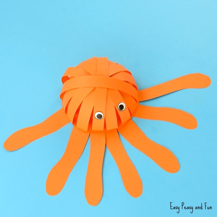 octopus craft template for kids