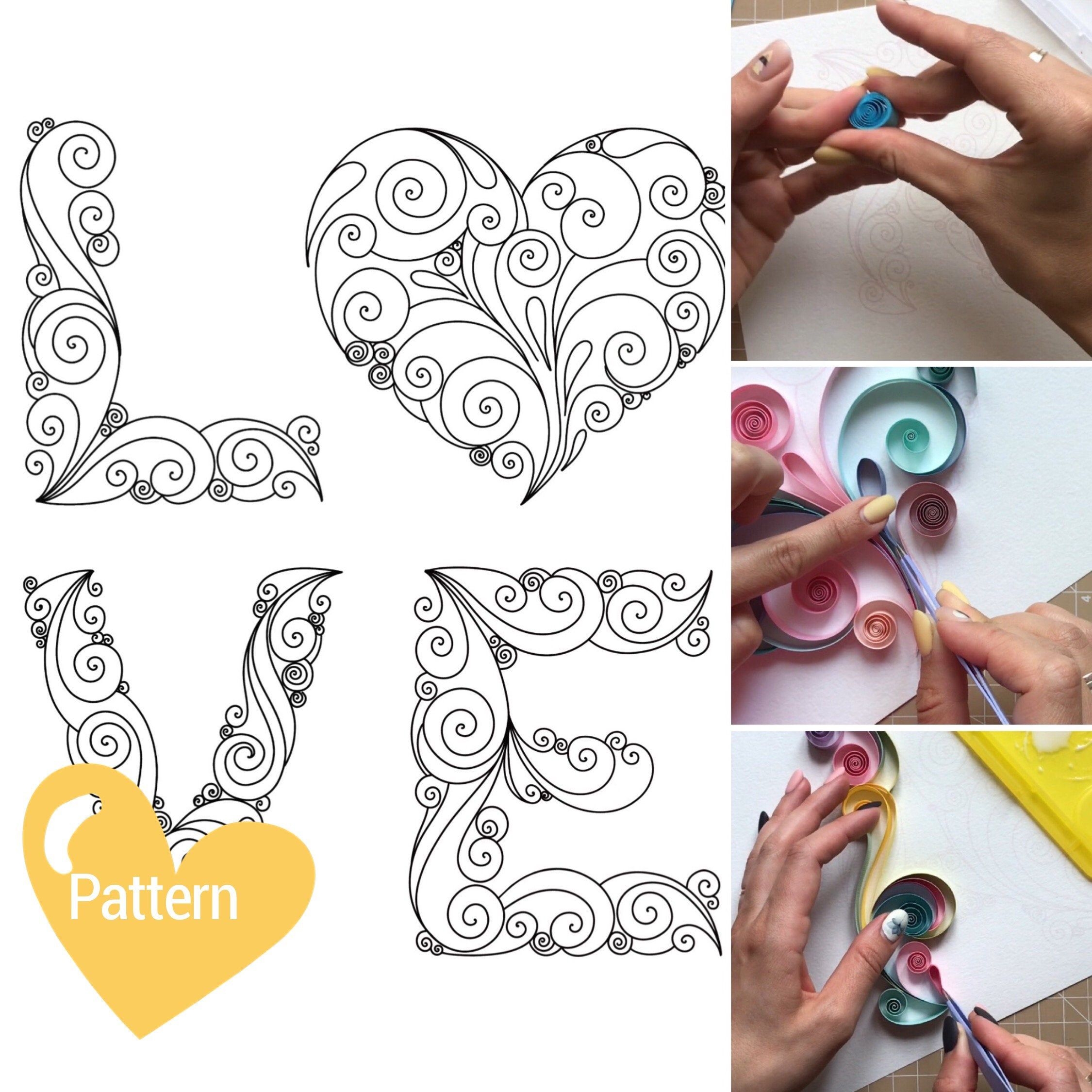 Paper Quilling Templates Printable Brochure Template