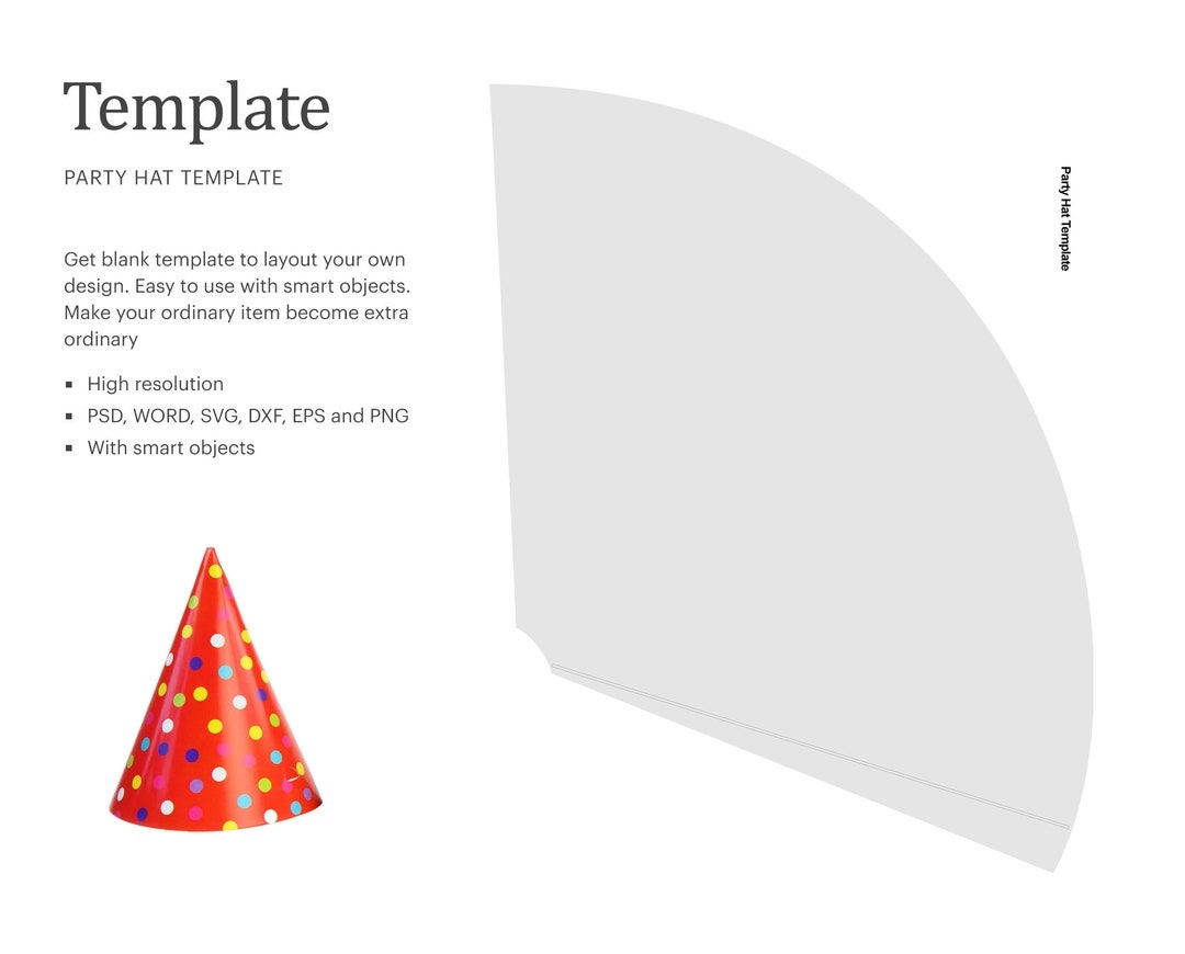 Party Hat Template Blank Template Blank Party Hat Template Party