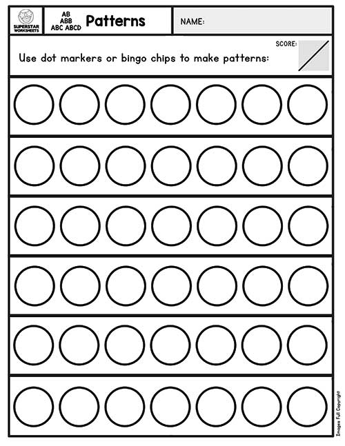 Pattern Worksheets Superstar Worksheets Worksheets Library
