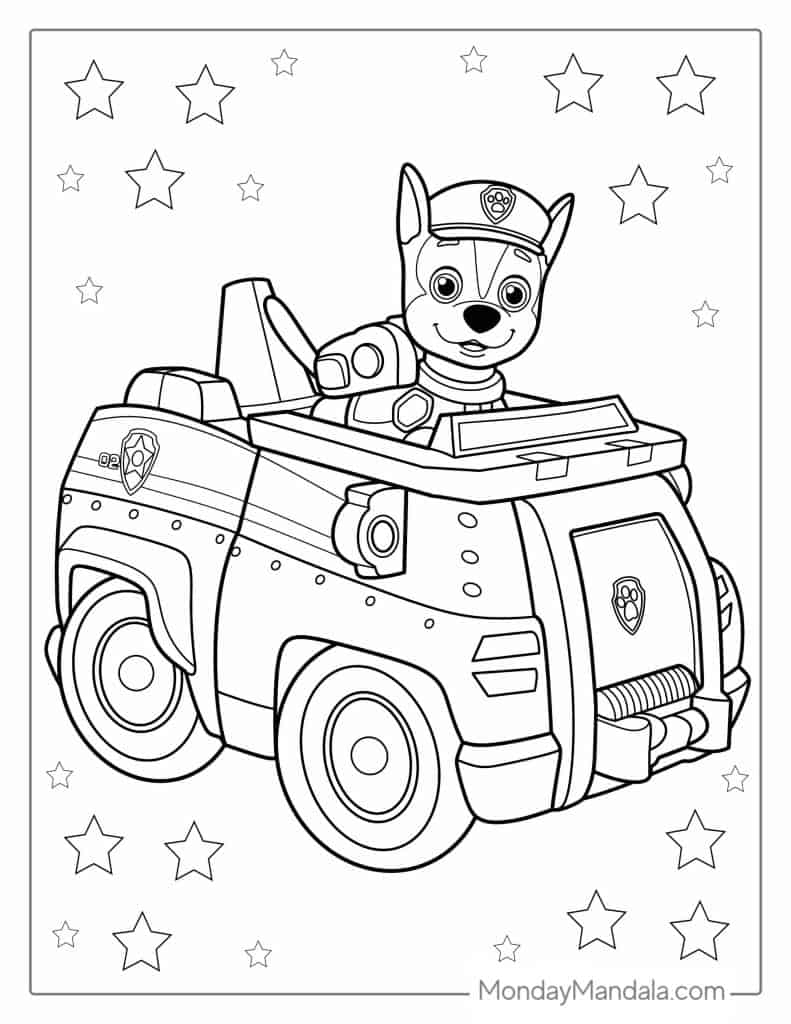 free coloring sheets Paw Patrol