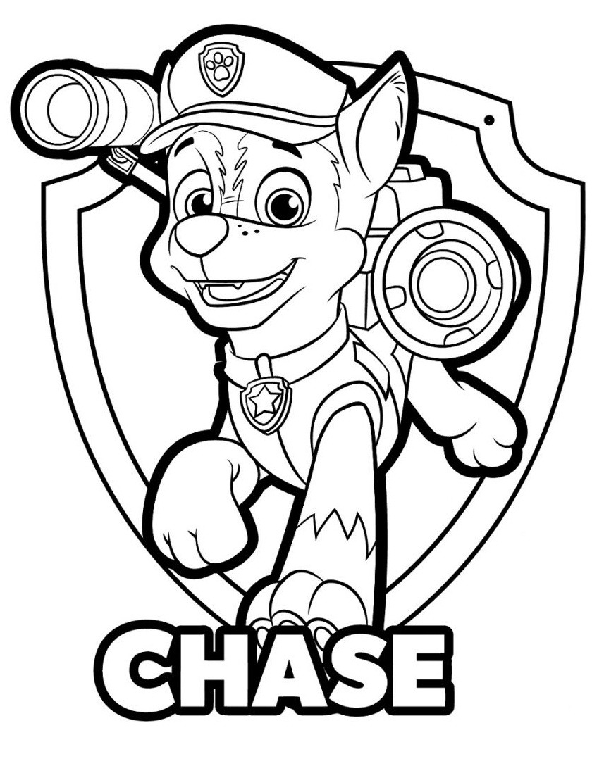 Paw Patrol colouring pictures printable