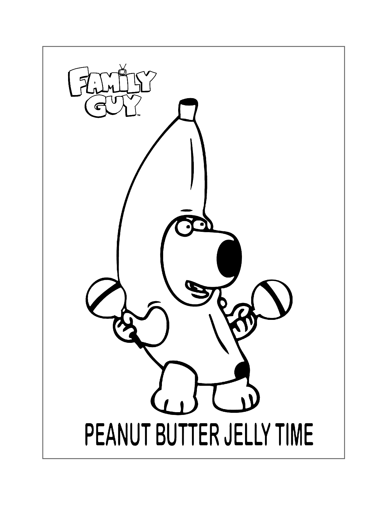 Peanut Butter Jelly Time Coloring Pages