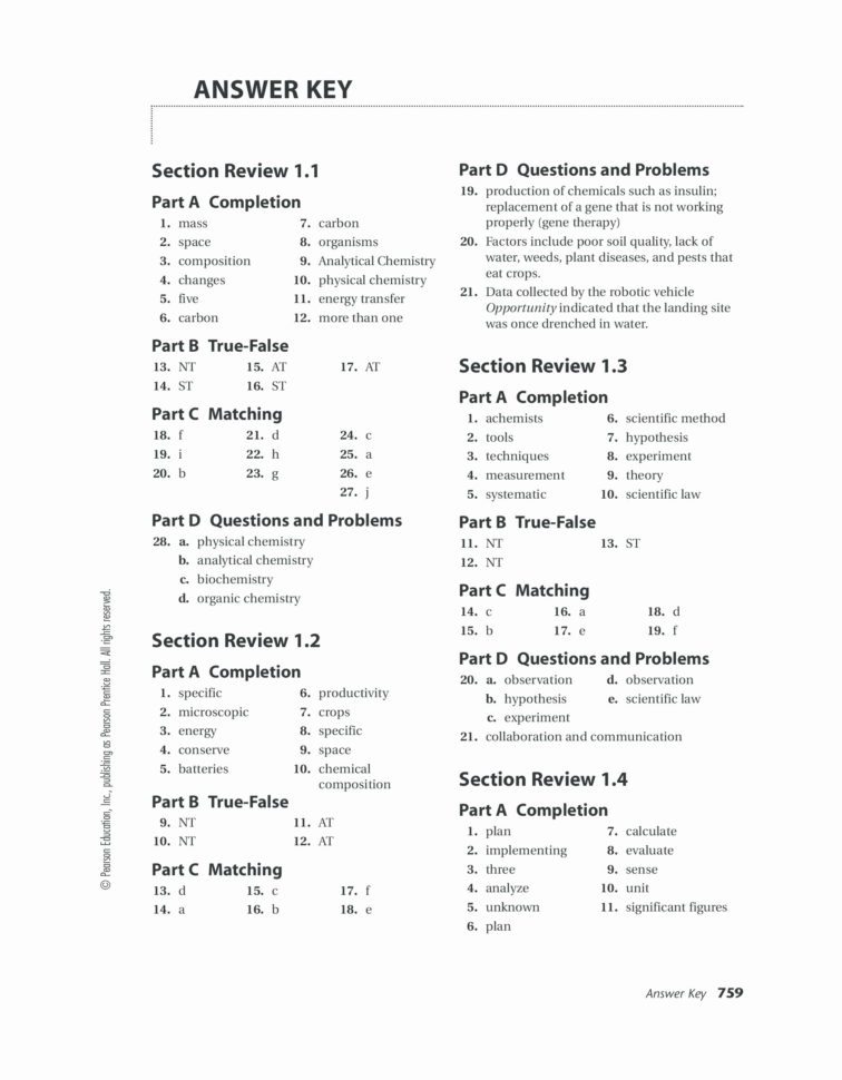 math worksheets with answers
