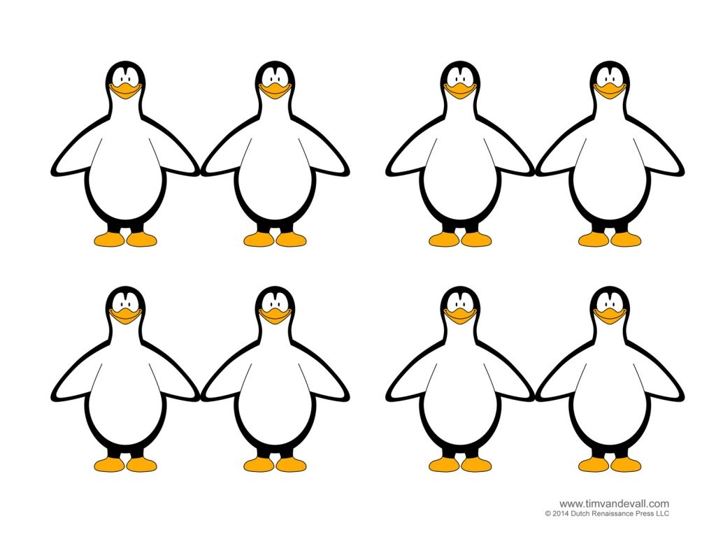penguin template free download