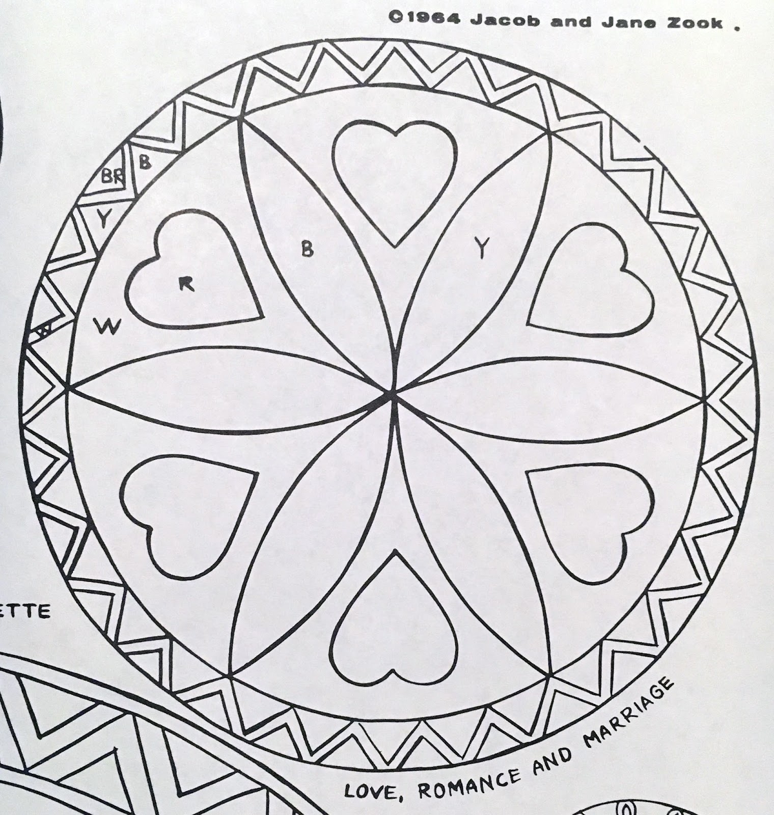 Pennsylvania Dutch Hex Sign Coloring Pages