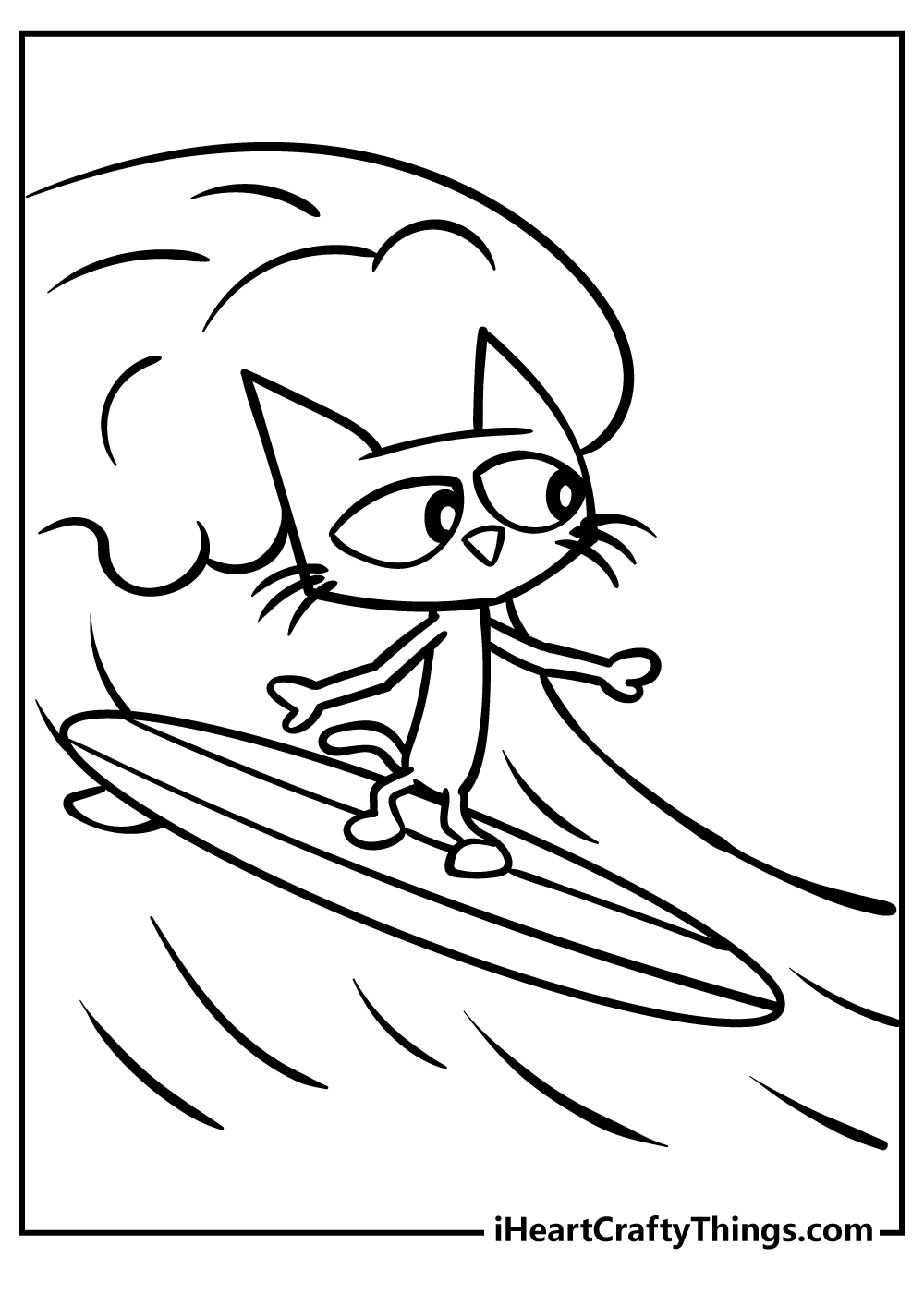 free coloring pages printable cat
