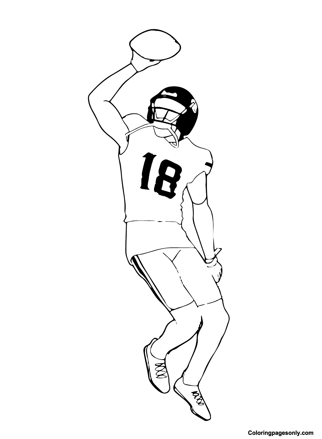 Pic Of Justin Jefferson Coloring Page Jefferson Coloring Page Page For 